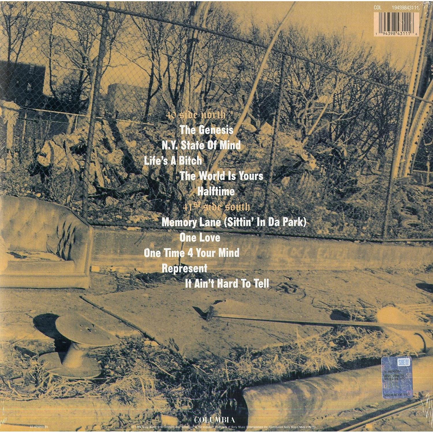 NAS - Illmatic (Clear Vinyl)