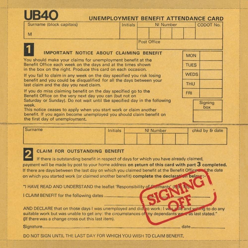 UB40 - Signing Off  (2LP RED)