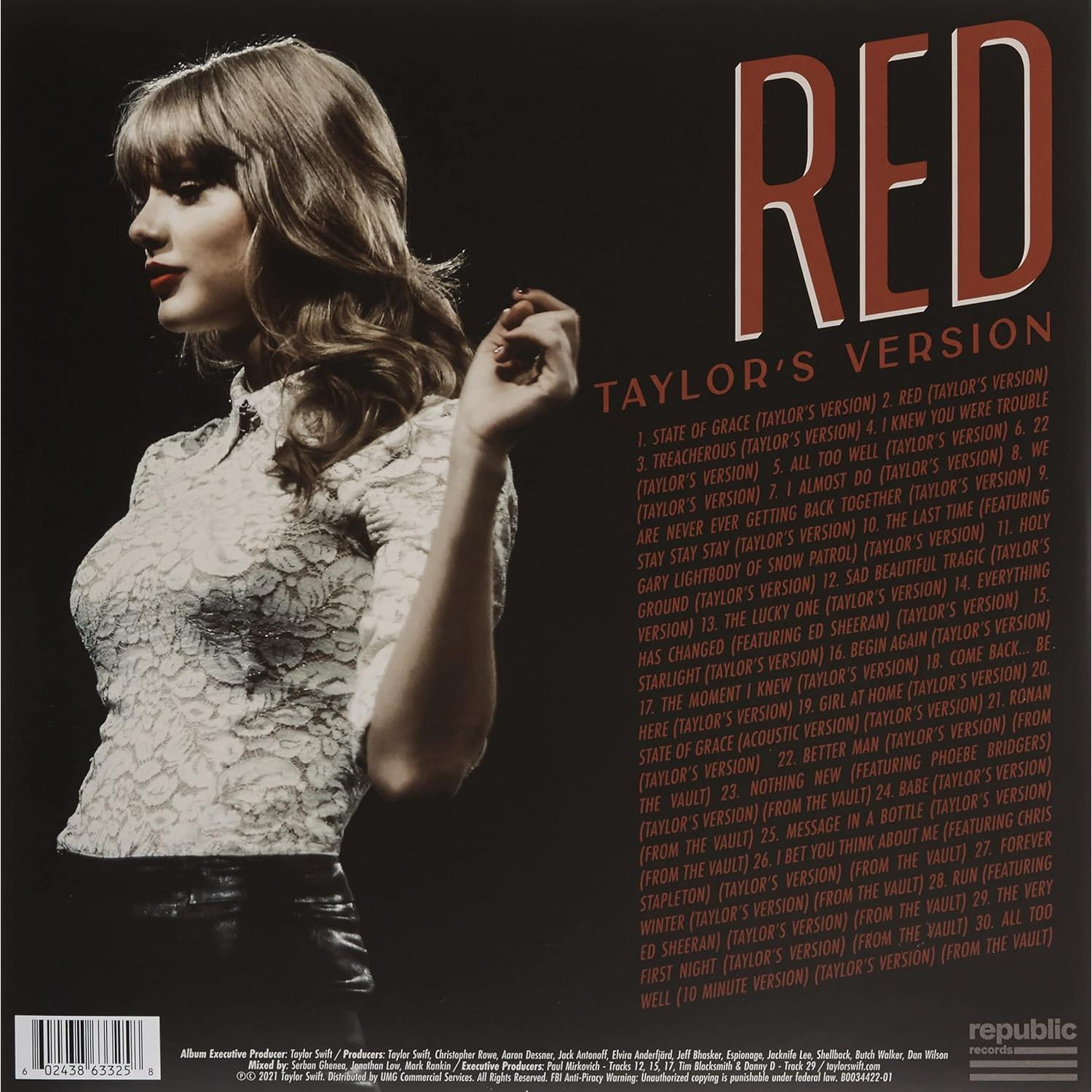Taylor Swift - Red (Taylors Version) (4LP)