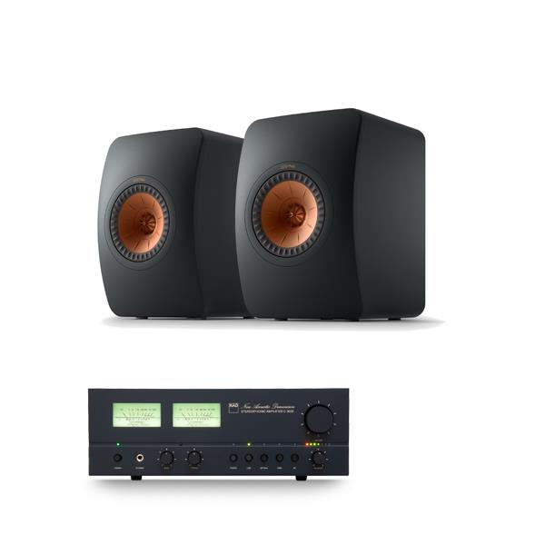 NAD C 3030 Integrated Amplifier KEF LS50 Meta Bookshelf Speakers