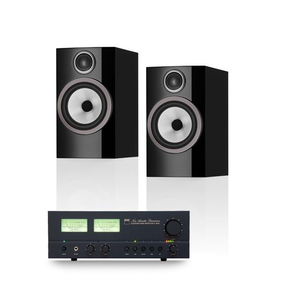 NAD C 3030 Integrated Amplifier Bowers & Wilkins 706 S3 Bookshelf Speakers
