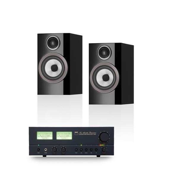 NAD C 3030 Integrated Amplifier Bowers & Wilkins 707 S3 Bookshelf Speakers