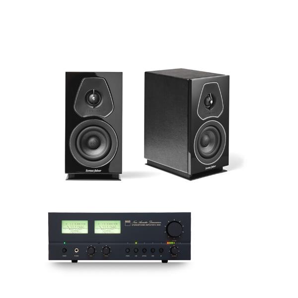 NAD C 3030 Integrated Amplifier Sonus faber Lumina I Bookshelf Speakers