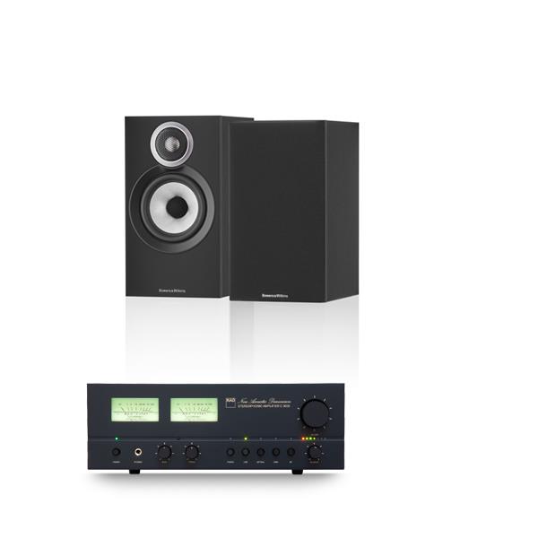 NAD C 3030 Integrated Amplifier Bowers & Wilkins 607 S3 Bookshelf Speakers
