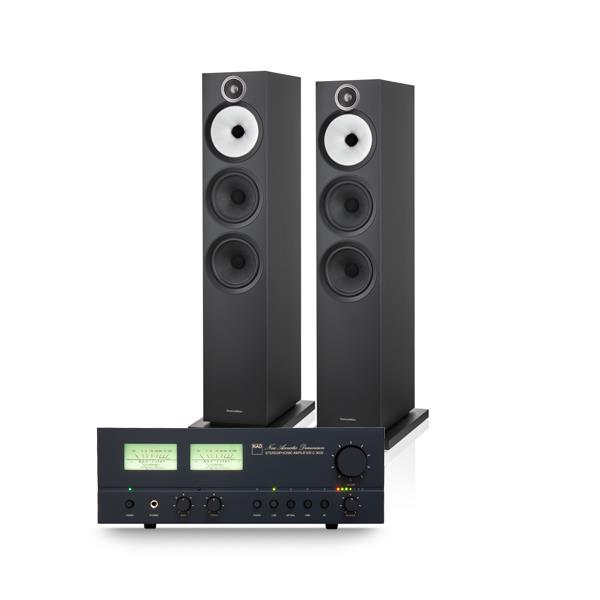 NAD C 3030 Integrated Amplifier Bowers & Wilkins 603 S3 Floorstanding Speakers