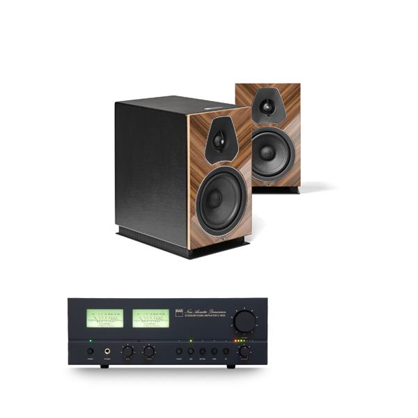 NAD C 3030 Integrated Amplifier Sonus faber Lumina II Amator Bookshelf Speakers