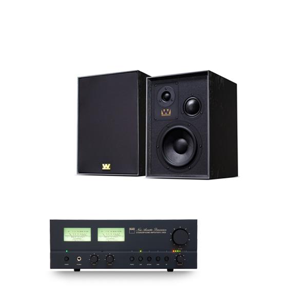 NAD C 3030 Integrated Amplifier Wharfedale Super Denton Bookshelf Speakers
