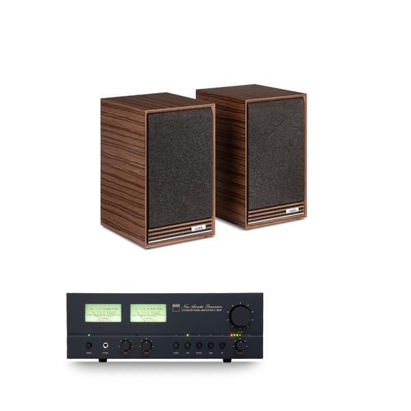 NAD C 3030 Integrated Amplifier Ruark Audio Sabre-R Bookshelf Speakers