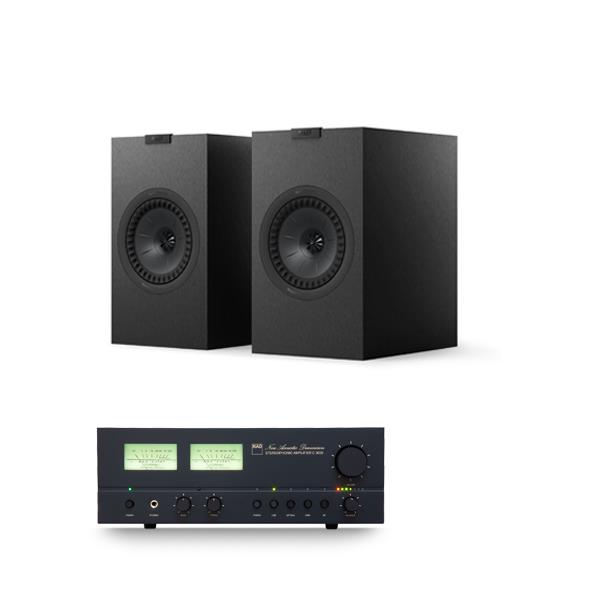 NAD C 3030 Integrated Amplifier KEF Q3 Meta Bookshelf Speakers