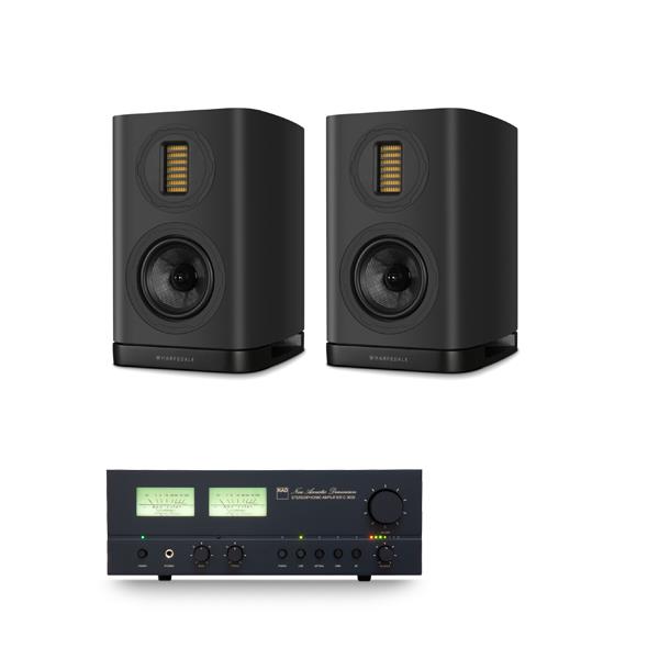 NAD C 3030 Integrated Amplifier Wharfedale EVO 5.1 Bookshelf Speakers