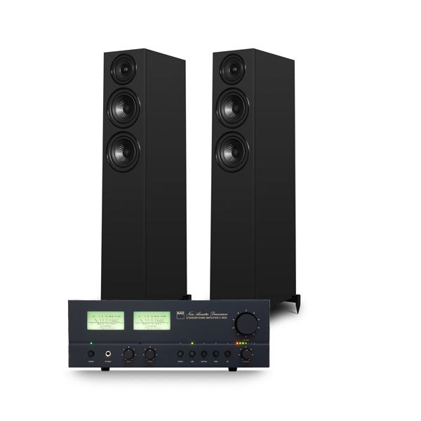 NAD C 3030 Integrated Amplifier Wharfedale Diamond 12.3i Floorstanding Speakers