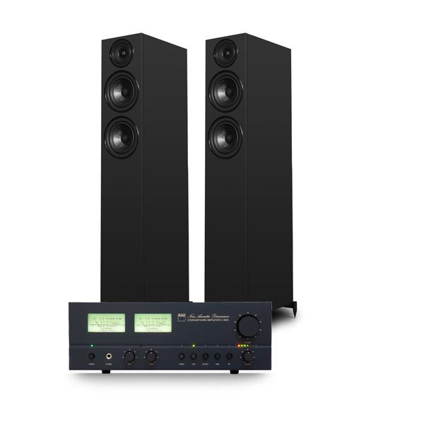 NAD C 3030 Integrated Amplifier Wharfedale Diamond 12.4i Floorstanding Speakers