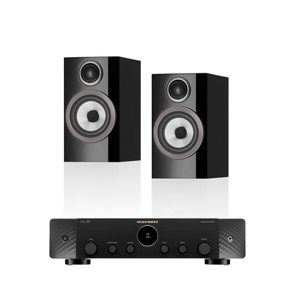 Marantz MODEL 70 Integrated Amplifier Bowers & Wilkins 707 S3 Bookshelf Speakers