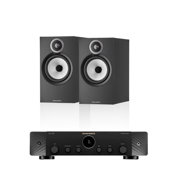 Marantz MODEL 70 Integrated Amplifier Bowers & Wilkins 606 S3 Bookshelf Speakers