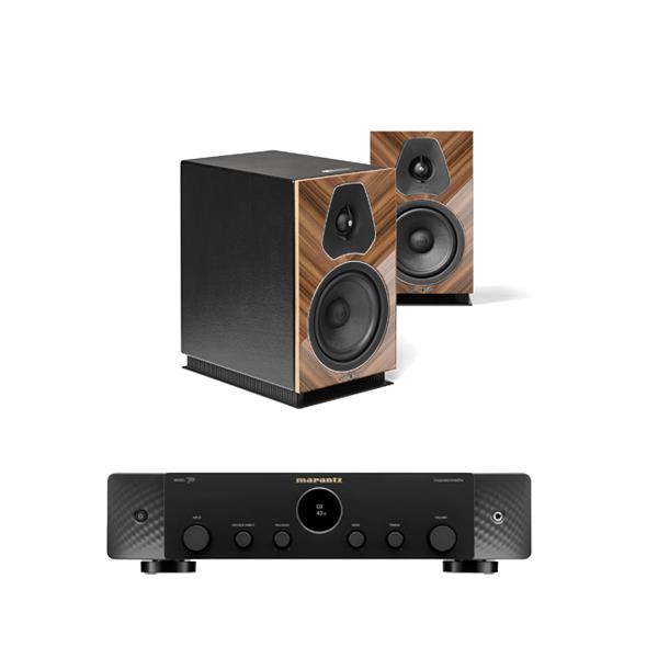 Marantz MODEL 70 Integrated Amplifier Sonus faber Lumina II Amator Bookshelf Speakers