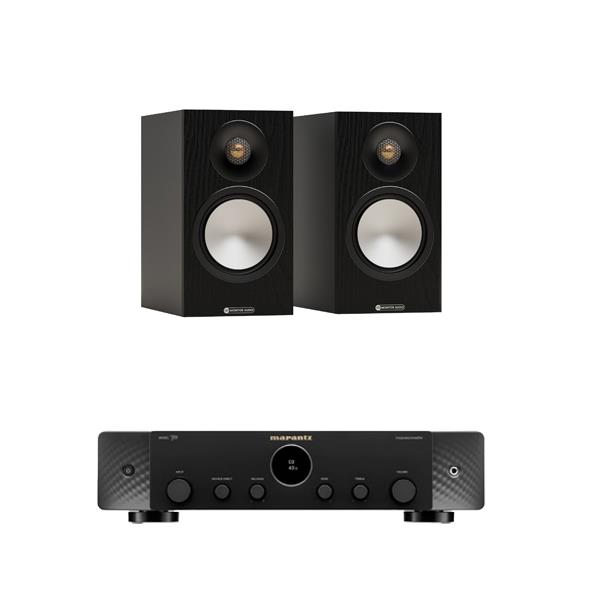 Marantz MODEL 70 Integrated Amplifier Monitor Audio Bronze 50 7G Bookshelf Speakers