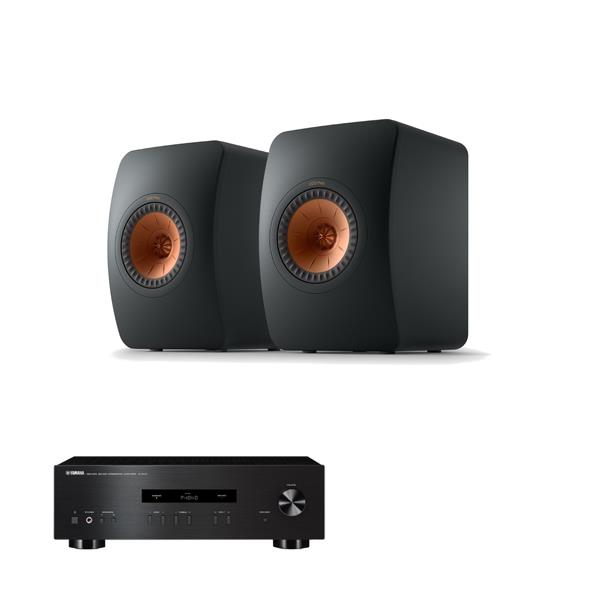 Yamaha A-S201   Amplifier KEF LS50 Meta Bookshelf Speakers