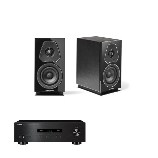 Yamaha A-S201   Amplifier Sonus faber Lumina I Bookshelf Speakers