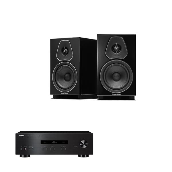 Yamaha A-S201   Amplifier Sonus faber Lumina II Bookshelf Speakers