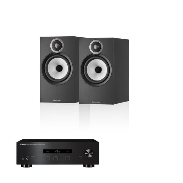 Yamaha A-S201   Amplifier Bowers & Wilkins 606 S3 Bookshelf Speakers