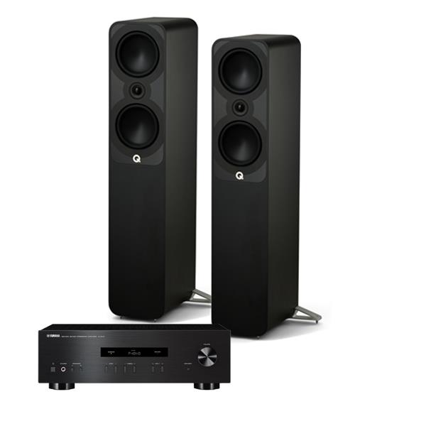 Yamaha A-S201   Amplifier Q Acoustics 5050 Floorstanding Speakers