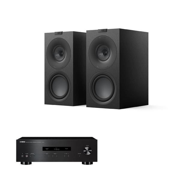 Yamaha A-S201   Amplifier KEF Q Concerto Meta Bookshelf Speakers