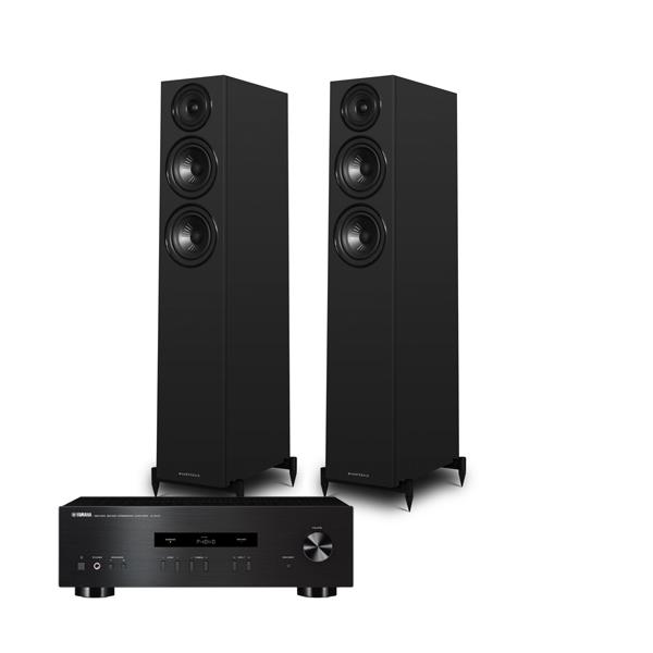 Yamaha A-S201   Amplifier Wharfedale Diamond 12.3i Floorstanding Speakers