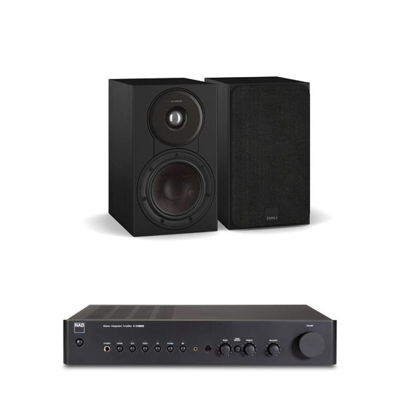NAD C 316BEE V2 Integrated Amplifier DALI SONIK 1 Bookshelf Speakers