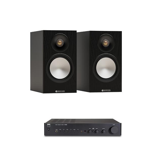 NAD C 316BEE V2 Integrated Amplifier Monitor Audio Bronze 50 7G Bookshelf Speakers