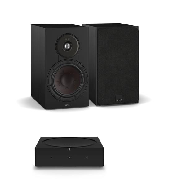 Sonos Amp   Wireless Music Streamer / Amplifier DALI SONIK 3 Bookshelf Speakers