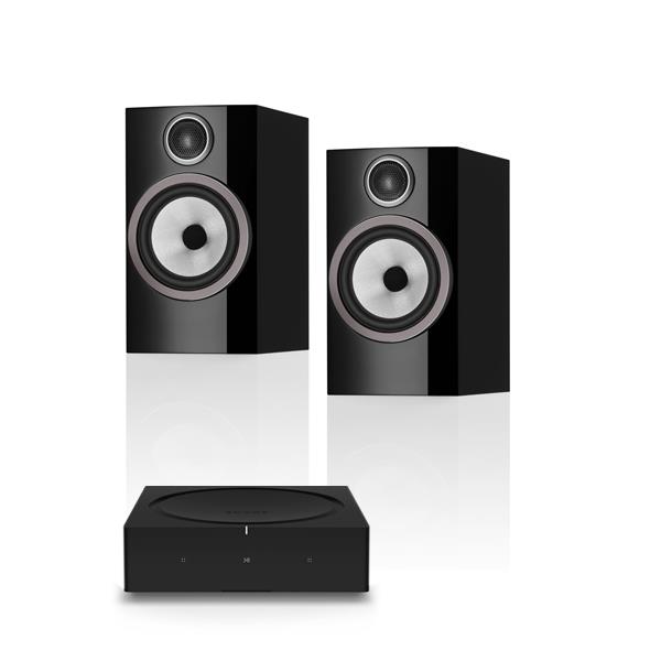 Sonos Amp   Wireless Music Streamer / Amplifier Bowers & Wilkins 706 S3 Bookshelf Speakers
