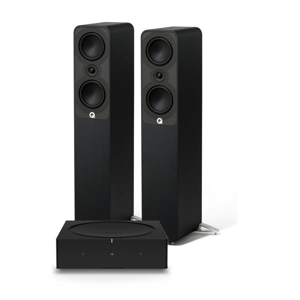 Sonos Amp   Wireless Music Streamer / Amplifier Q Acoustics 5040 Floorstanding Speakers