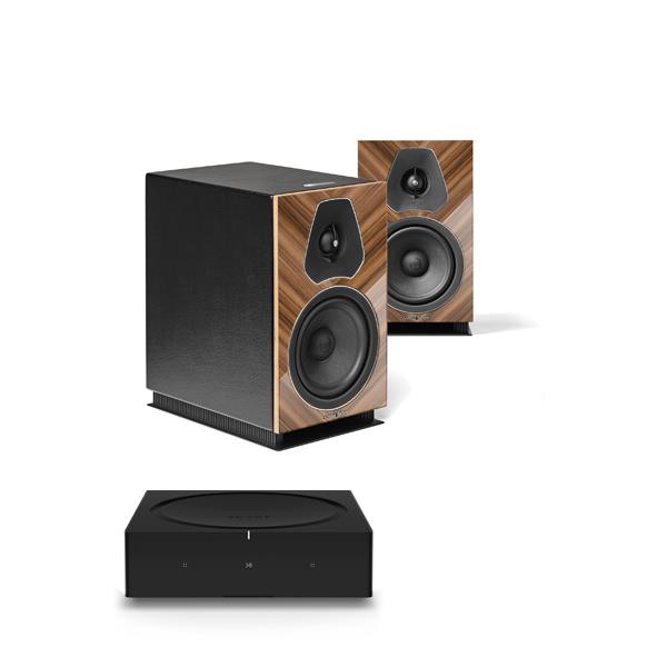 Sonos Amp   Wireless Music Streamer / Amplifier Sonus faber Lumina II Amator Bookshelf Speakers