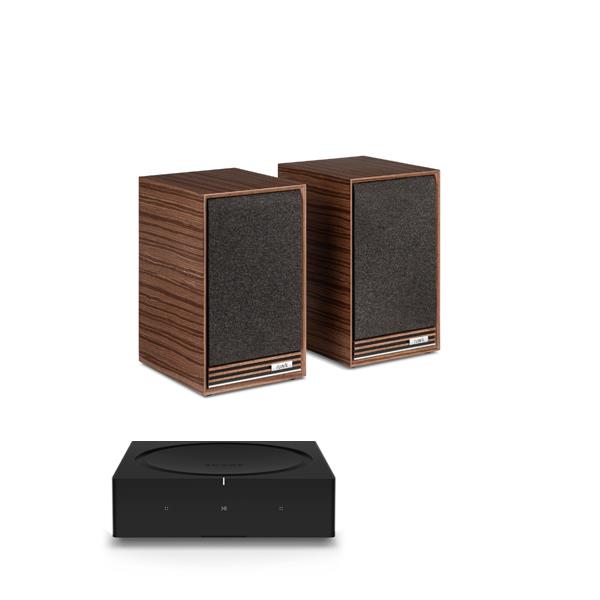 Sonos Amp   Wireless Music Streamer / Amplifier Ruark Audio Sabre-R Bookshelf Speakers