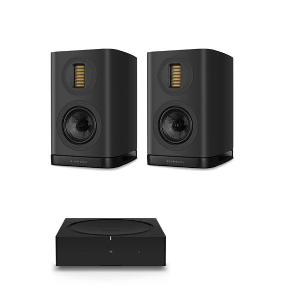 Sonos Amp   Wireless Music Streamer / Amplifier Wharfedale EVO 5.1 Bookshelf Speakers