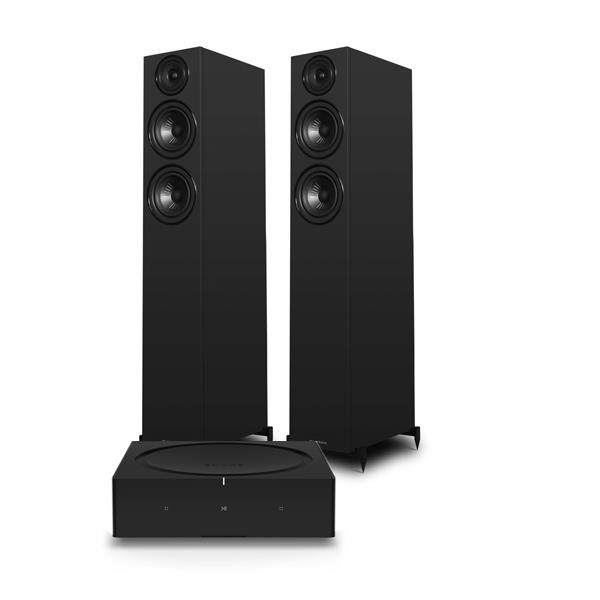 Sonos Amp   Wireless Music Streamer / Amplifier Wharfedale Diamond 12.4i Floorstanding Speakers