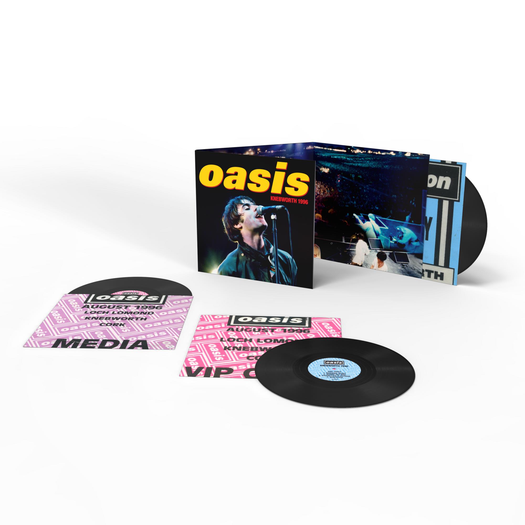 Oasis – Knebworth 1996 (3LP 180g in triple gatefold sleeve)