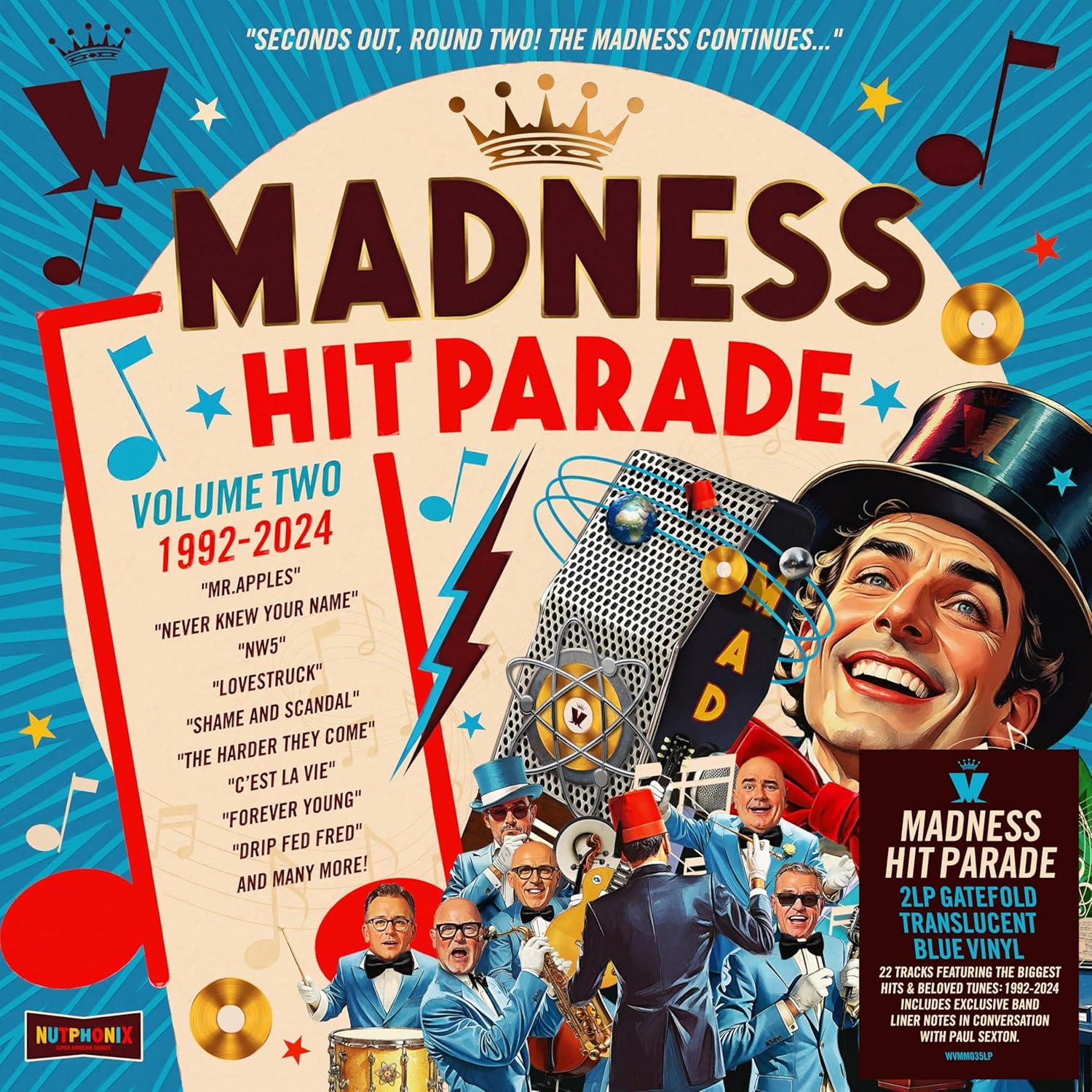 Madness  – Hit Parade - Volume 2: 1992-2024  (2LP Translucent Blue)