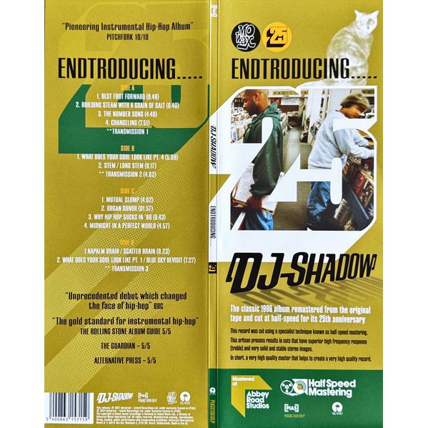 DJ Shadow - Endtroducing... (2LP/GF/Half Speed Master/25th Anniv)