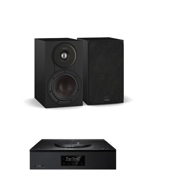 Technics SA-C600 CD/Streaming System DALI SONIK 1 Bookshelf Speakers