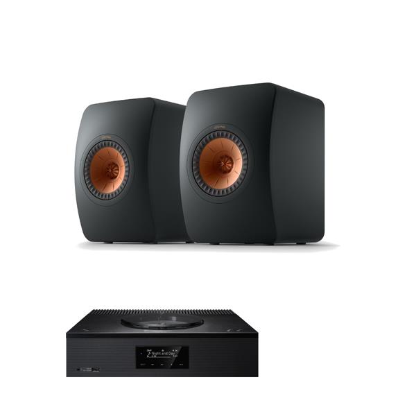 Technics SA-C600 CD/Streaming System KEF LS50 Meta Bookshelf Speakers