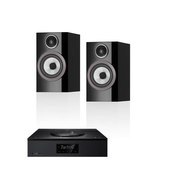 Technics SA-C600 CD/Streaming System Bowers & Wilkins 707 S3 Bookshelf Speakers
