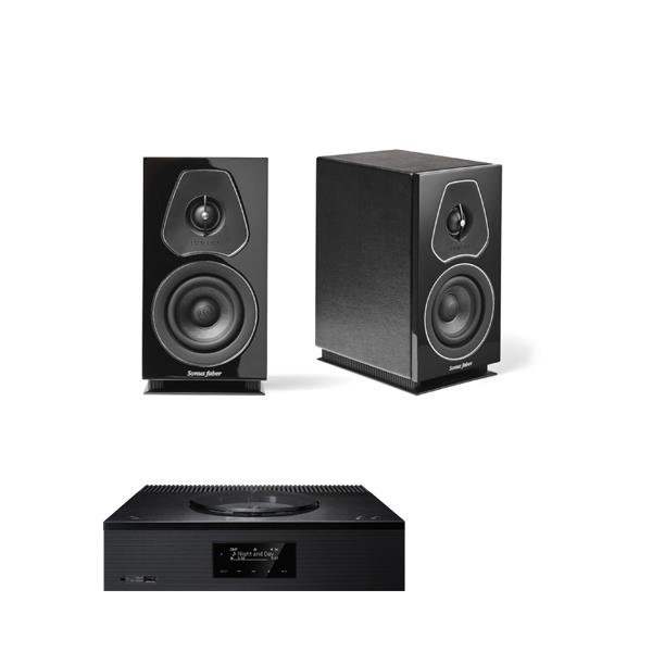 Technics SA-C600 CD/Streaming System Sonus faber Lumina I Bookshelf Speakers