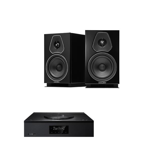 Technics SA-C600 CD/Streaming System Sonus faber Lumina II Bookshelf Speakers