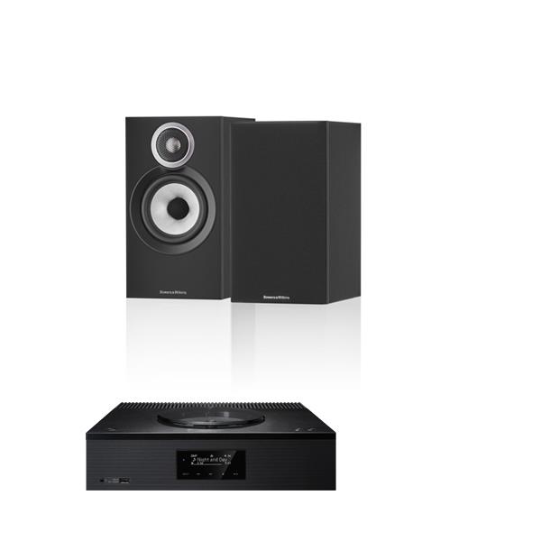 Technics SA-C600 CD/Streaming System Bowers & Wilkins 607 S3 Bookshelf Speakers