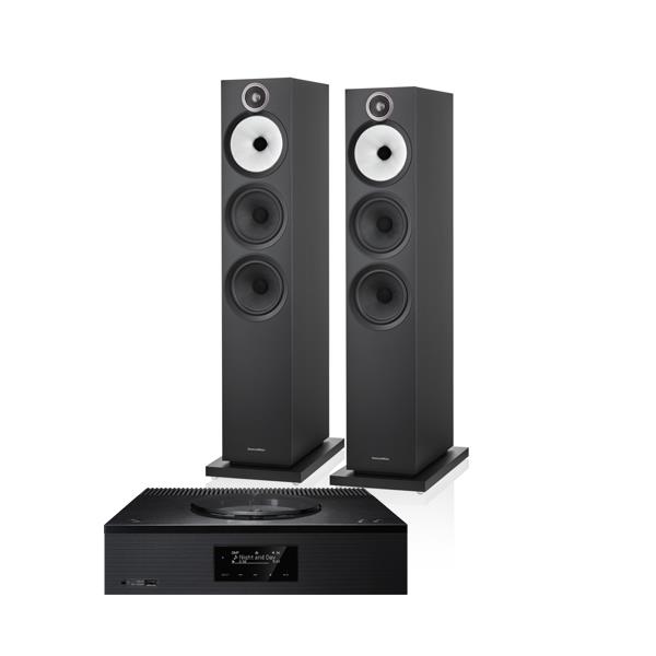Technics SA-C600 CD/Streaming System Bowers & Wilkins 603 S3 Floorstanding Speakers