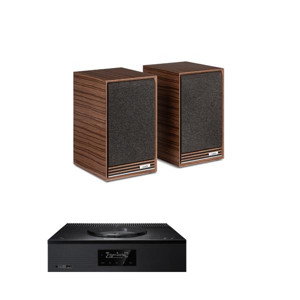 Technics SA-C600 CD/Streaming System Ruark Audio Sabre-R Bookshelf Speakers