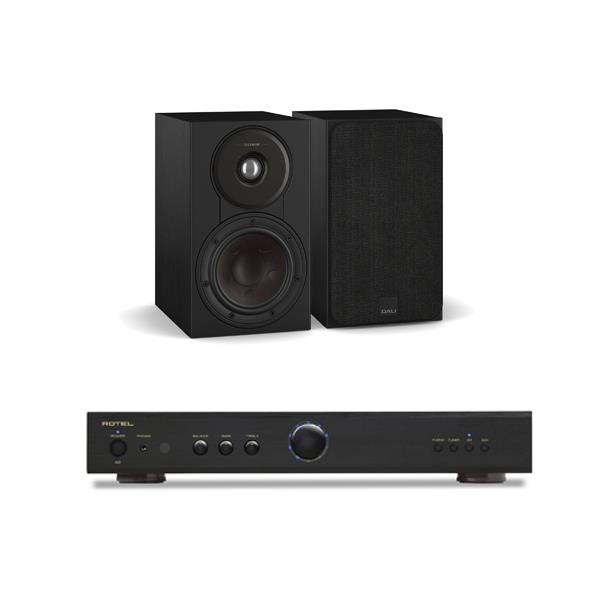 Rotel A8 Amplifier DALI SONIK 1 Bookshelf Speakers