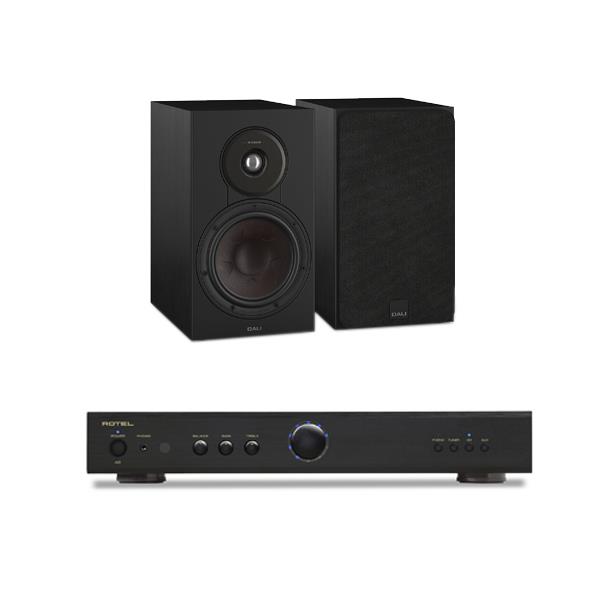 Rotel A8 Amplifier DALI SONIK 3 Bookshelf Speakers