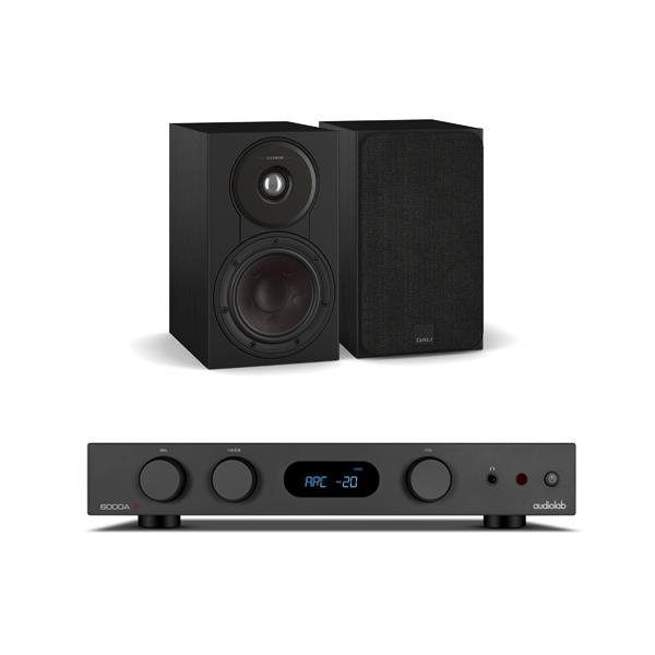 Audiolab 6000A MKII Integrated Amplifier DALI SONIK 1 Bookshelf Speakers